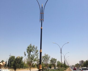 Road lighting project photograph
